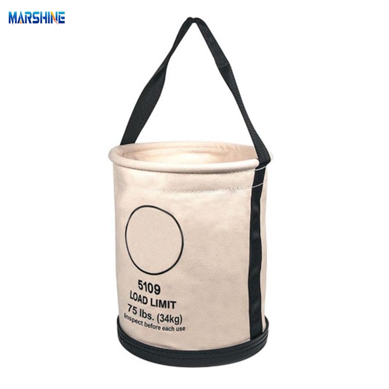 12-inch canvas hard bottom tool bag