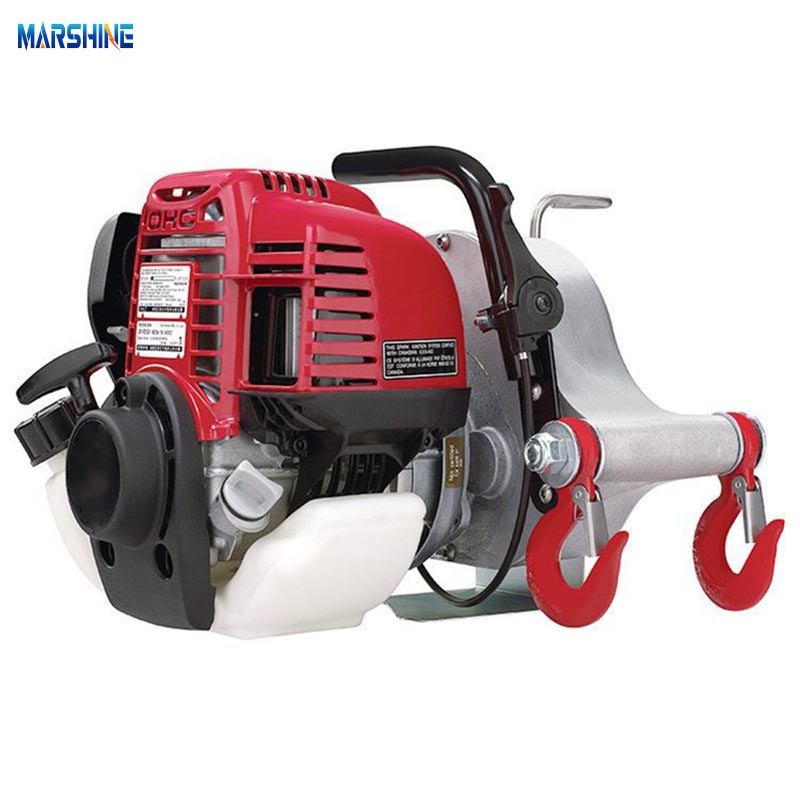 Paano gamitin ang marshine PCW3000 portable na paghila ng winch machine
