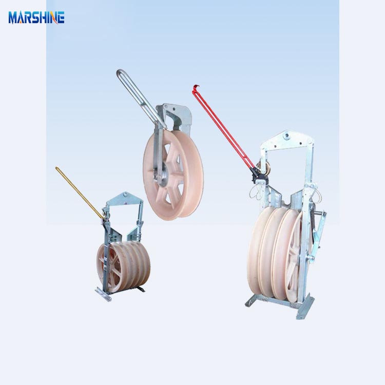 Ano ang marshine helicopter cable stringing block?