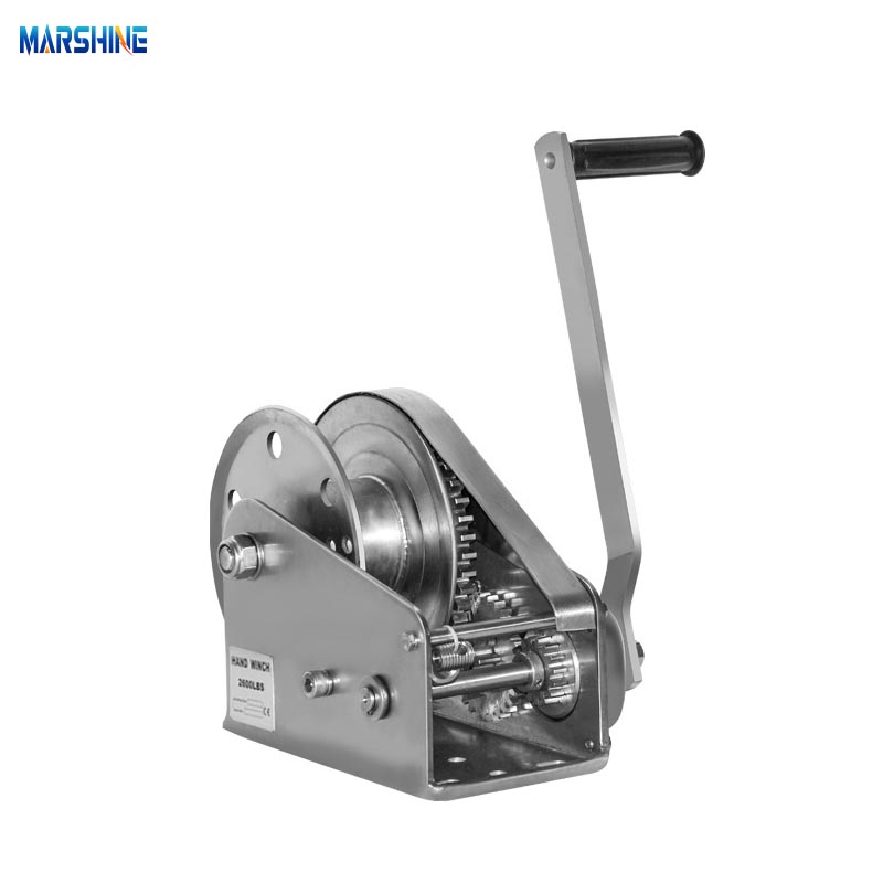 2600lbs two-way self-locking manual winch