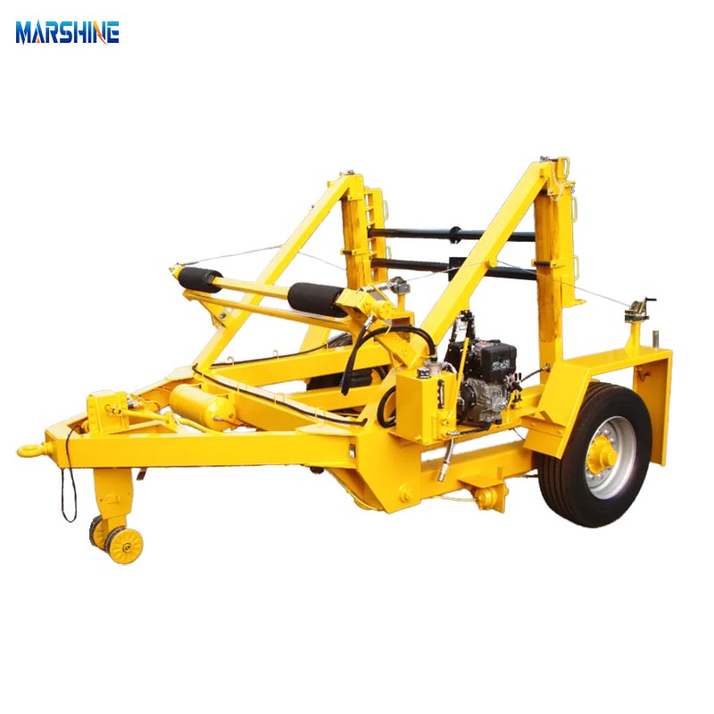 Alloy Steel 10T Hydraulic MAR-CD-250 Cable Drum Trailer