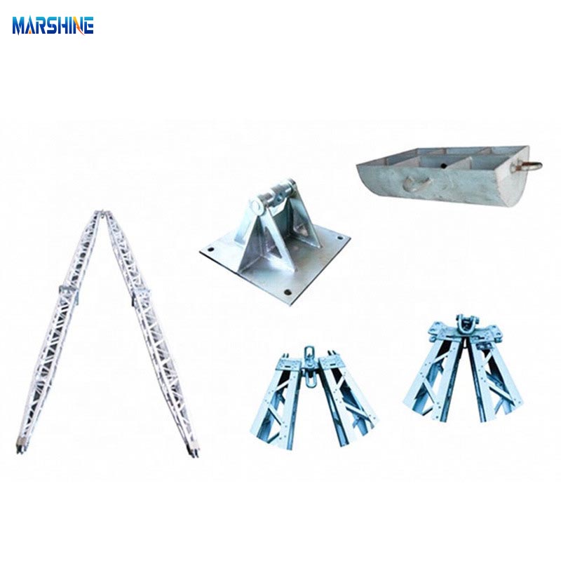 Aluminyo haluang metal A-hugis lattice gin poste