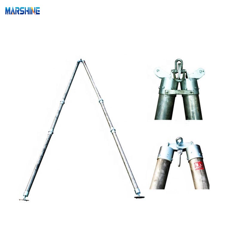 Aluminyo haluang metal A-hugis tubular gin poste