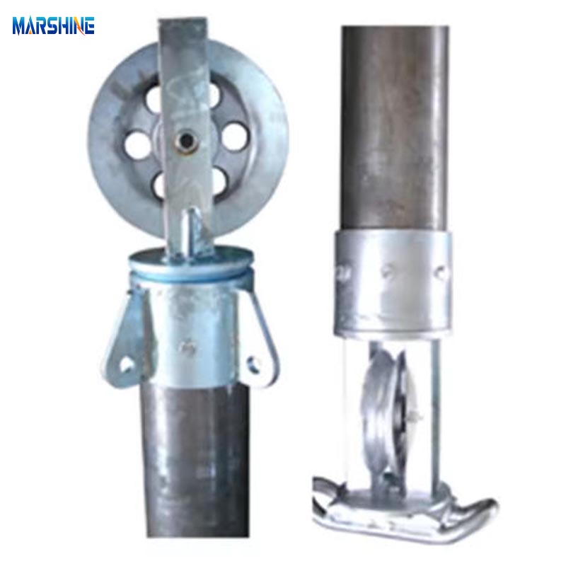 Aluminyo haluang metal panloob na suspensyon tower gin poste