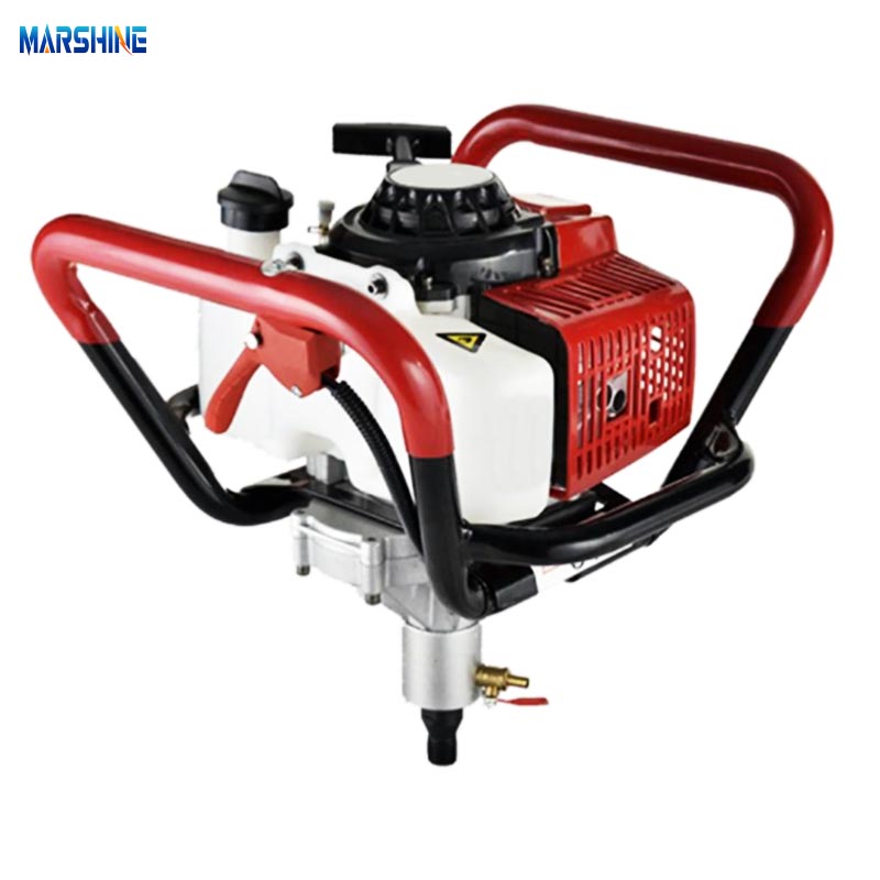 Backpacked type coring drilling rig earth auger machine