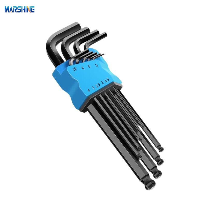 Ball head/flat head hex socket wrench set