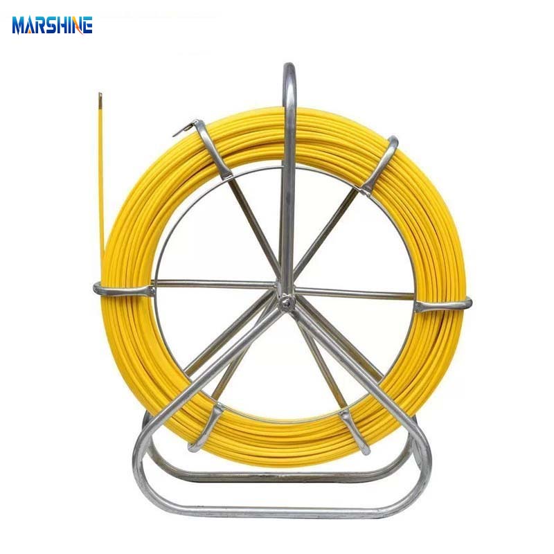 Cable electric reel fiberglass rodder puller