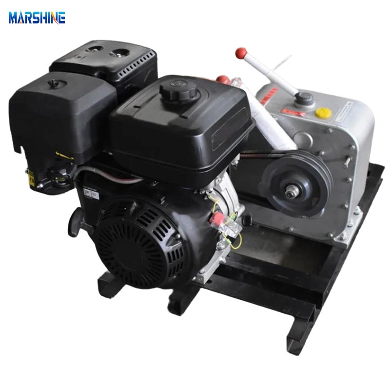 Compact gasolina pinapagana ng 3ton cable winch
