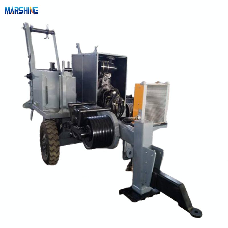 Compact type 3 ton hydraulic cable puller