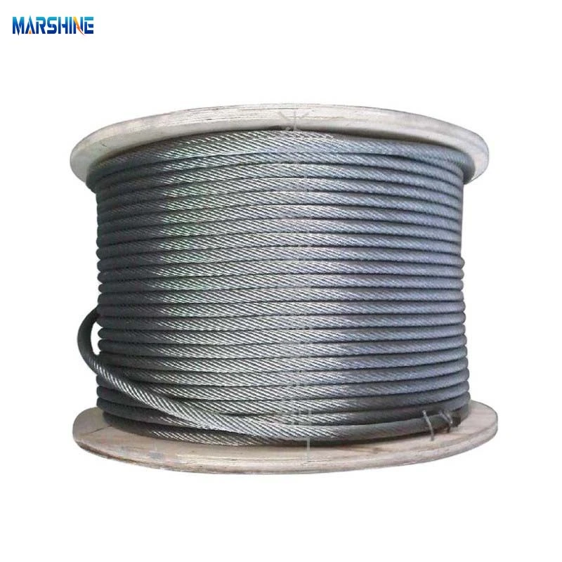 Matibay na hindi kinakalawang na asero na naka -bra na bakal na cable cable