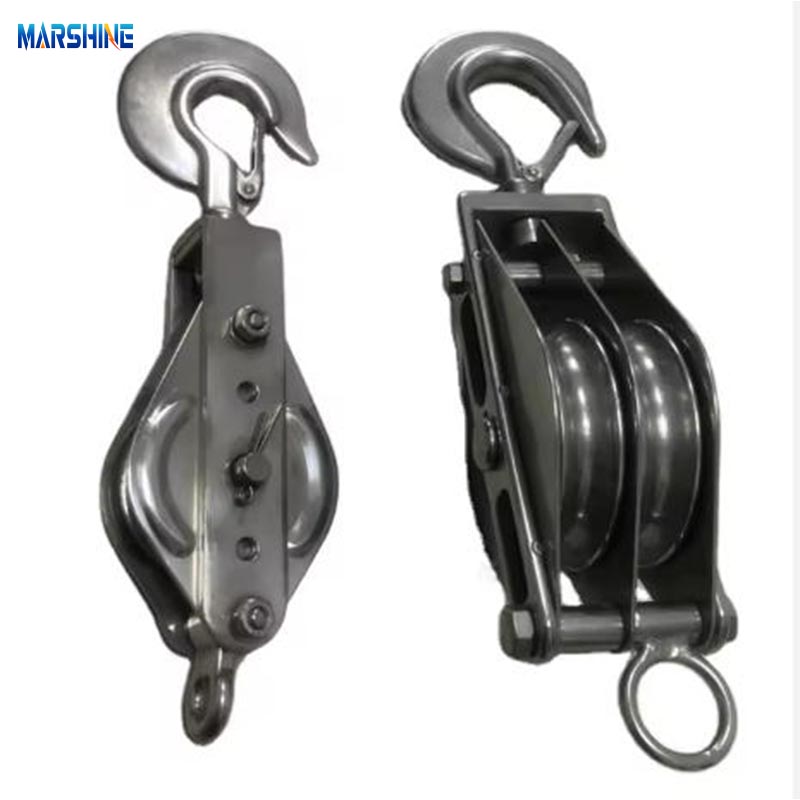 Malakas na Tungkulin Single Sheave Alloy Steel Hoist Blocks