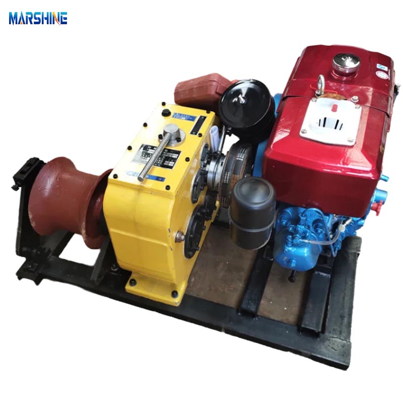 Banayad na Tungkulin 3T/5T Diesel Cable Pulling Winch Machine