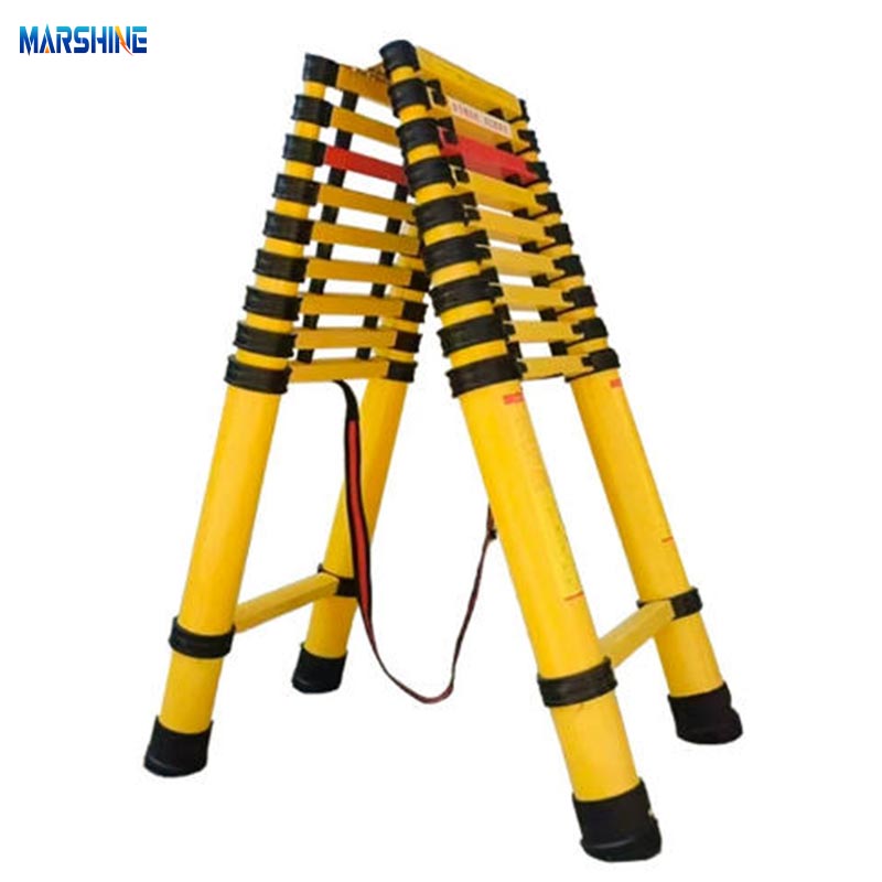 Magaan na Fiber Glass Extension Ladder Telescopic Ladder