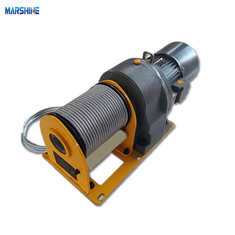 One-line traction lifting machine electric cable winch