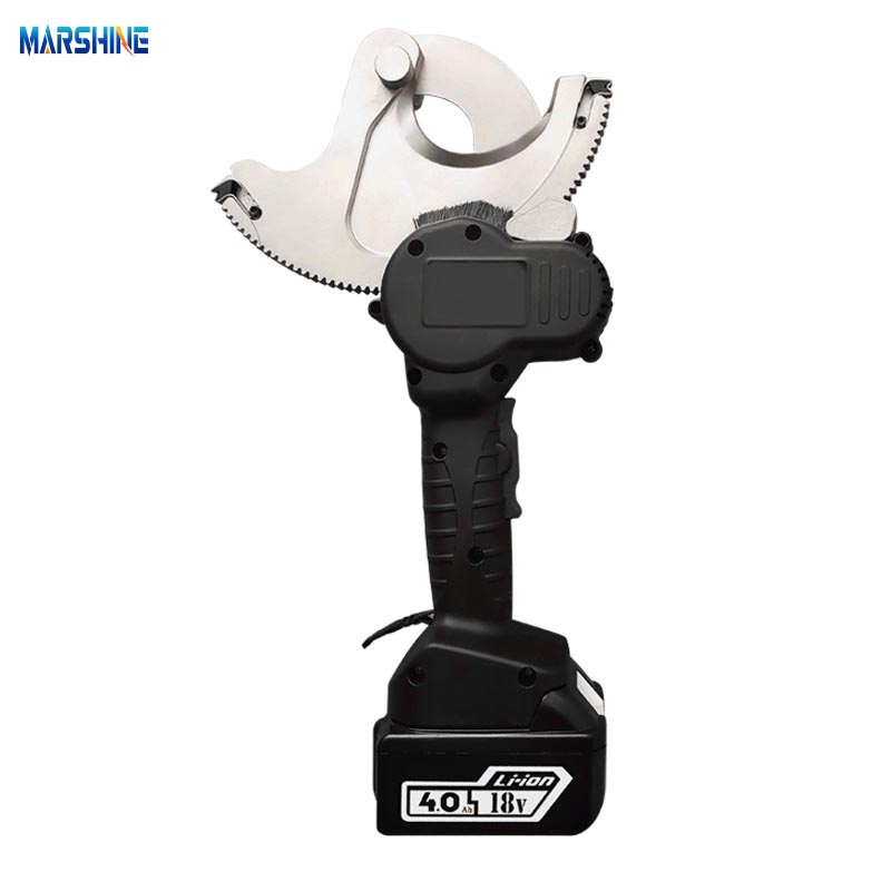 Ratchet type lithium baterya cable cutter