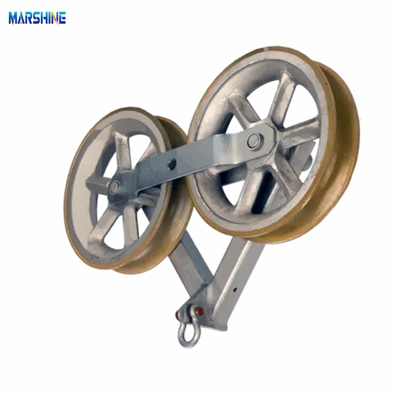 Steel Frame Cable Stringing Pulley Hold Down Blocks Steel Frame Cable Stringing Pulley Hold Down Blocks