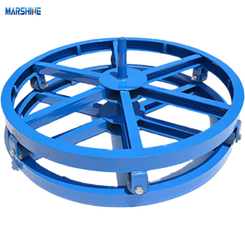 Vertical cable drum laying stand